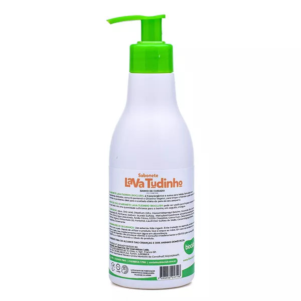 Sabonete de Corpo Líquido Infantil Baby - Sabonete Lava Tudinho Bioclub® 300ml