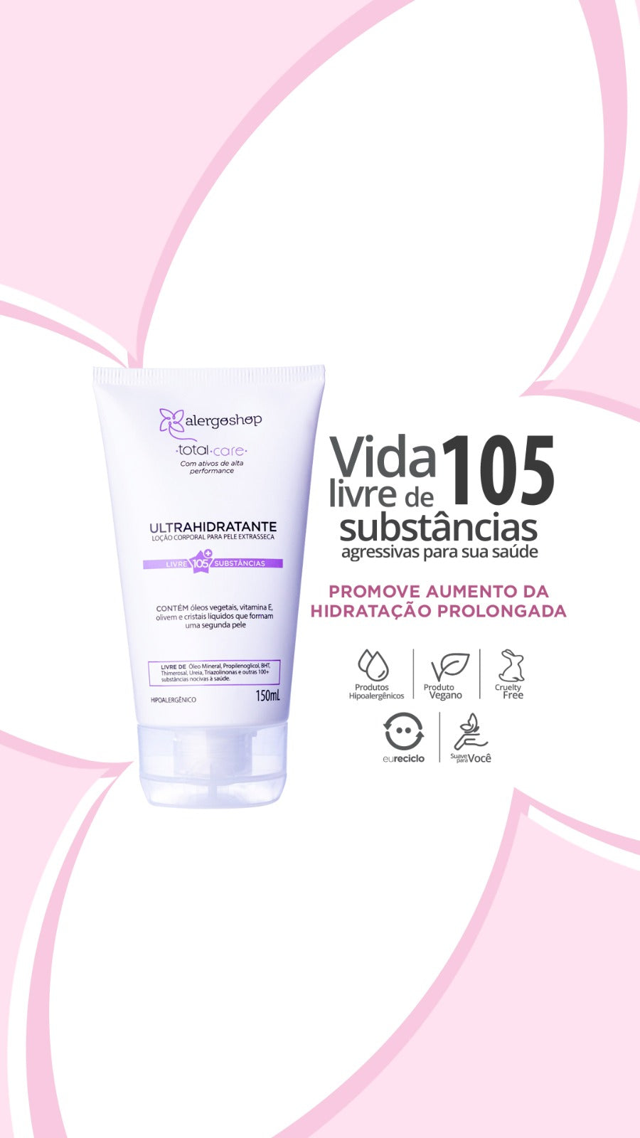 Loção Ultra Hidratante Alergoshop