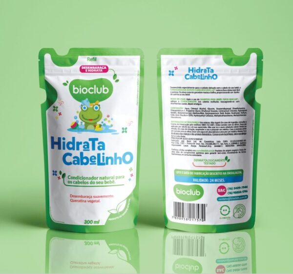 Refil Condicionador Infantil Baby - Hidrata Cabelinho Bioclub® 300ml