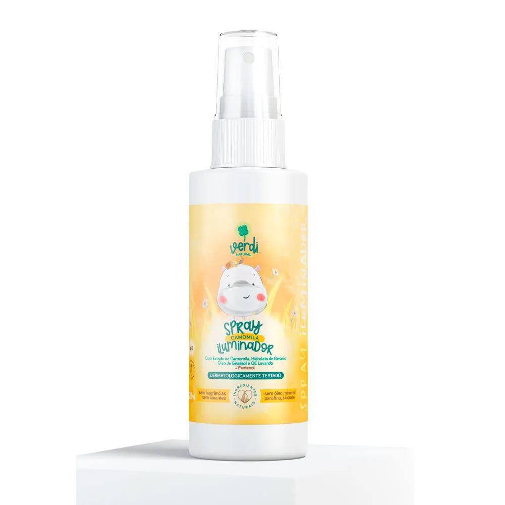 Spray Clareador de Cabelo com Camomila e Pantenol - Iluminador Natural | Verdi Natural