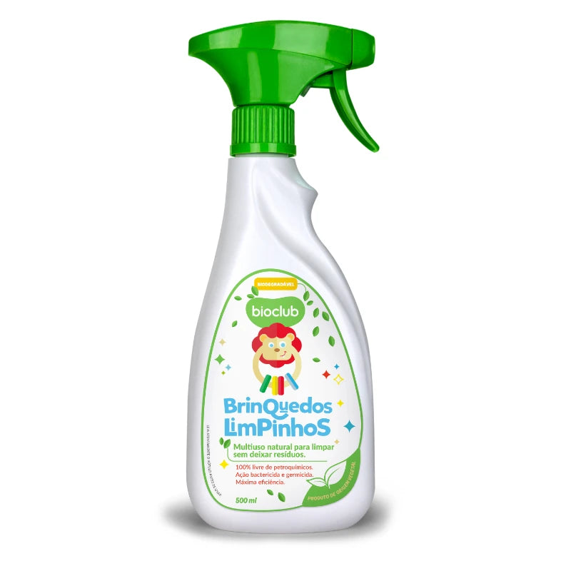 Detergente para Limpeza de Brinquedos Natural - Brinquedos Limpinhos Bioclub® 500ml