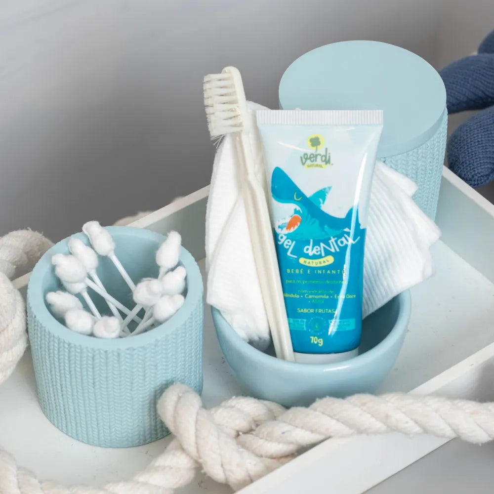 Gel Dental Natural Infantil para os primeiros dentes do bebê
