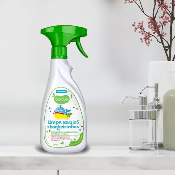 Higienizador de Azulejos e Banheirinhas - Limpa Azulejos e Banheirinhas Bioclub® 500ml