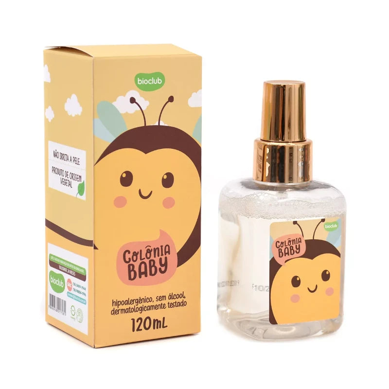 Colônia sem Álcool Infantil Baby- Bioclub® 120ml