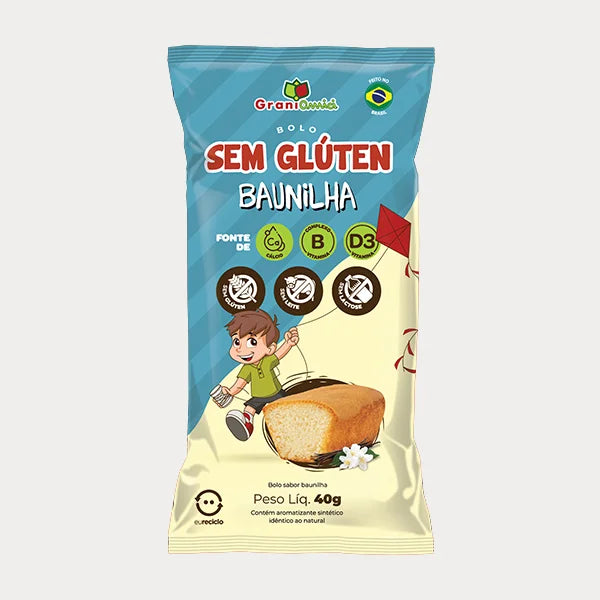 Mini Bolo de Baunilha