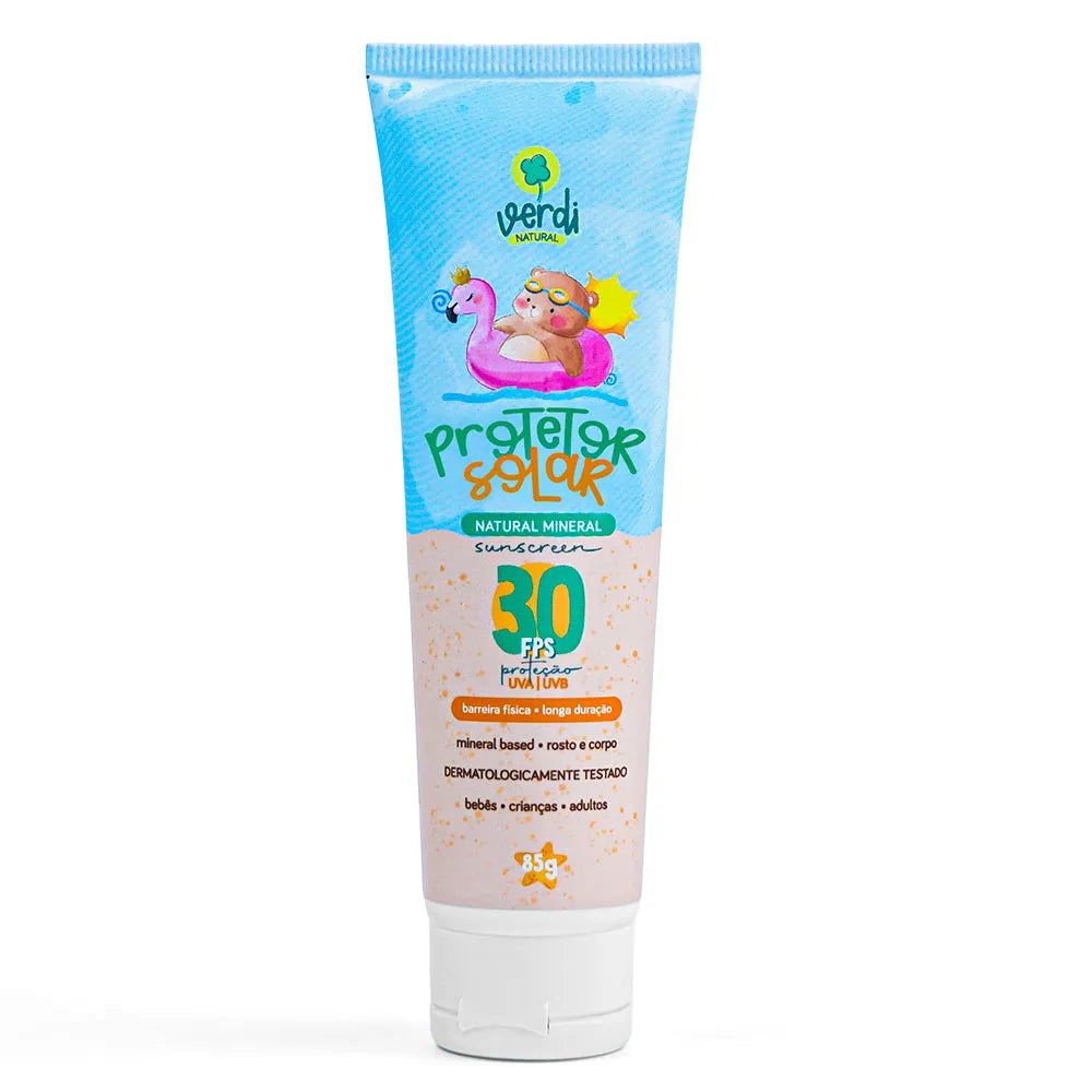 Protetor Solar Natural Físico Mineral