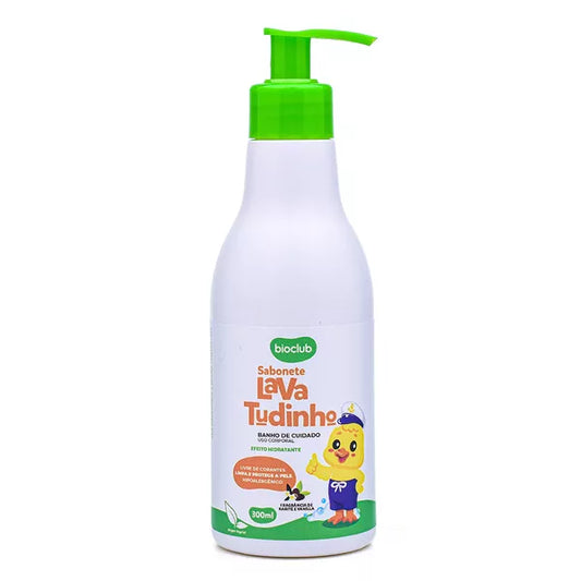 Sabonete de Corpo Líquido Infantil Baby - Sabonete Lava Tudinho Bioclub® 300ml