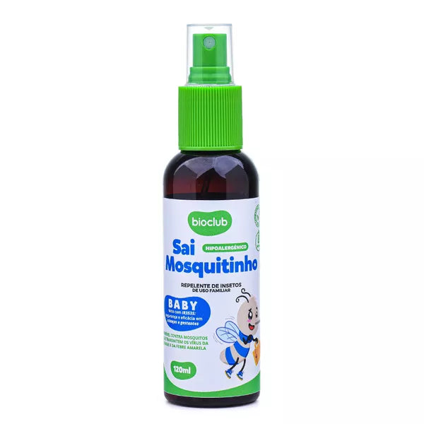 Repelente Natural de Uso FAMILIAR - Sai Mosquitinho Bioclub® 120ml