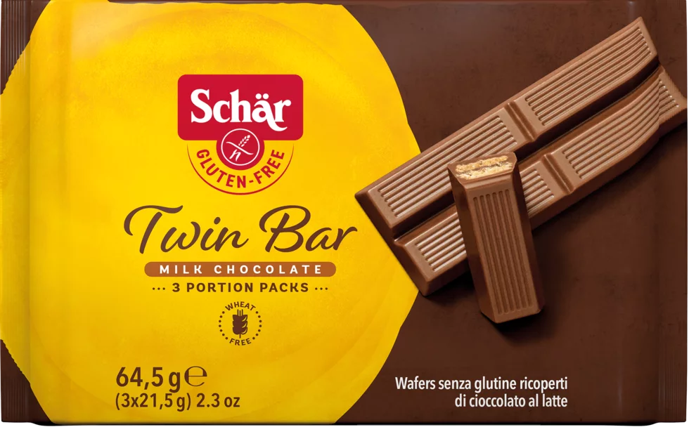 Twin Bar- wafer coberto com chocolate