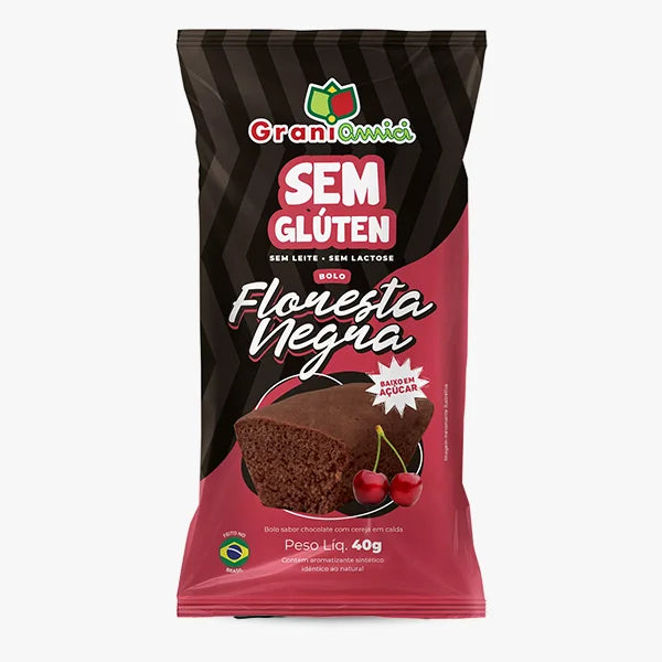 Minibolo de Floresta Negra Sem Glúten