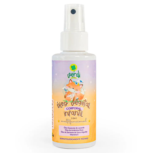 OLEO VEGETAL CORPORAL INFANTIL 100% NATURAL COM OLEO ESSENCIAL